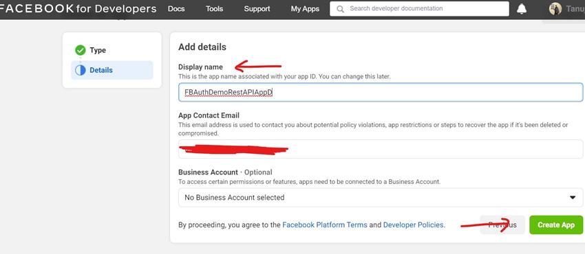 How to build and publish a .NET Core API to perform CRUD operations on Azure Cosmos DB (SQL API) and secure it using Facebook Authentication